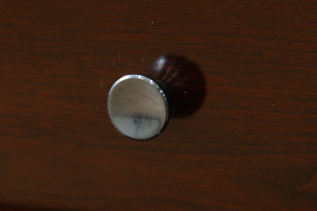 中古　美品　モリシゲ(MORISHIGE/森繁)　網代扉が美しい李朝デザインのキャビネット　定価約60万円　(R-086208)