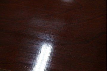 中古　美品　モリシゲ(MORISHIGE/森繁)　網代扉が美しい李朝デザインのキャビネット　定価約60万円　(R-086208)