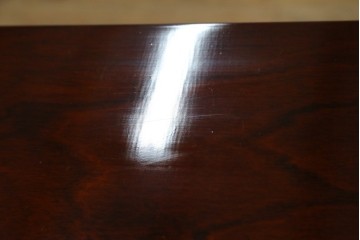 中古　美品　モリシゲ(MORISHIGE/森繁)　網代扉が美しい李朝デザインのキャビネット　定価約60万円　(R-086208)