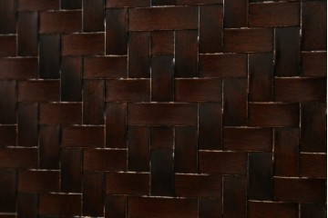 中古　美品　モリシゲ(MORISHIGE/森繁)　網代扉が美しい李朝デザインのキャビネット　定価約60万円　(R-086208)