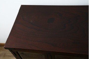 中古　欅産業　仙台民芸箪笥(仙台箪笥)　重厚な金具が魅力的な引き出し3杯付きのサイドボード　定価約60万円　(R-086222)