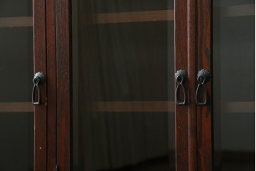 中古　欅産業　仙台民芸箪笥(仙台箪笥)　重厚な金具が魅力的な引き出し3杯付きのサイドボード　定価約60万円　(R-086222)