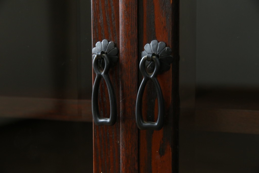 中古　欅産業　仙台民芸箪笥(仙台箪笥)　重厚な金具が魅力的な引き出し3杯付きのサイドボード　定価約60万円　(R-086222)