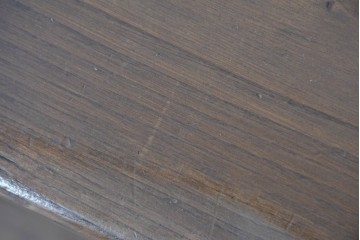 中古　美品　高級!　イタリア職人手作り品　TARPAC社(タルパック)　PTイニシャル　栗材　背板に彫刻意匠を施したダイニングチェア6脚セット　定価(6脚合計)約113万円　(R-086227)