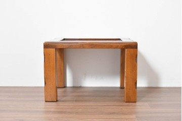 中古　VARO,S.A. VALENTI(バロッサバレンティ)　素朴な木肌が魅力のローテーブル　(R-086229)
