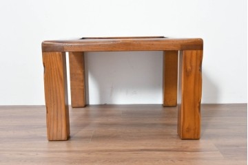 中古　VARO,S.A. VALENTI(バロッサバレンティ)　素朴な木肌が魅力のローテーブル　(R-086229)