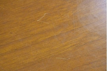 イギリスヴィンテージ　William Lawrence(ウィリアム・ローレンス)　チーク材の経年変化が楽しめるオーバル型エクステンションテーブル　(R-086230)