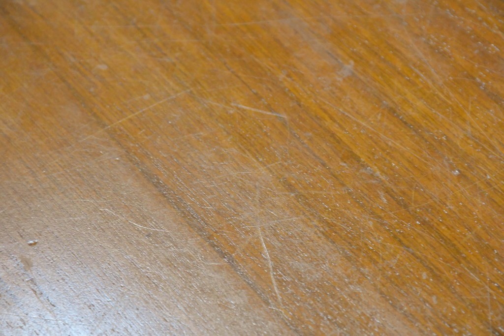 イギリスヴィンテージ　William Lawrence(ウィリアム・ローレンス)　チーク材の経年変化が楽しめるオーバル型エクステンションテーブル　(R-086230)