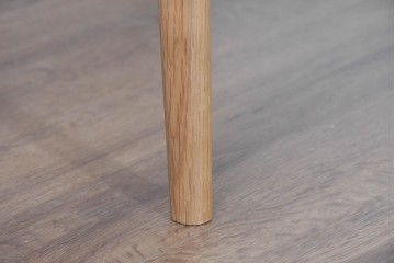 中古　美品　飛騨産業　オーク材　SEOTO(セオト)　アームのデザインがお洒落なセミアームチェア　定価約9万円　(R-086233)