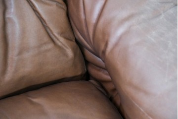 イタリアヴィンテージ　B&B イタリア(Italia)　coronado(コロナド)　レザー　希少なヴィンテージ品の1人掛けソファ2脚セット　定価(2脚合計)約150万円　(R-086234)