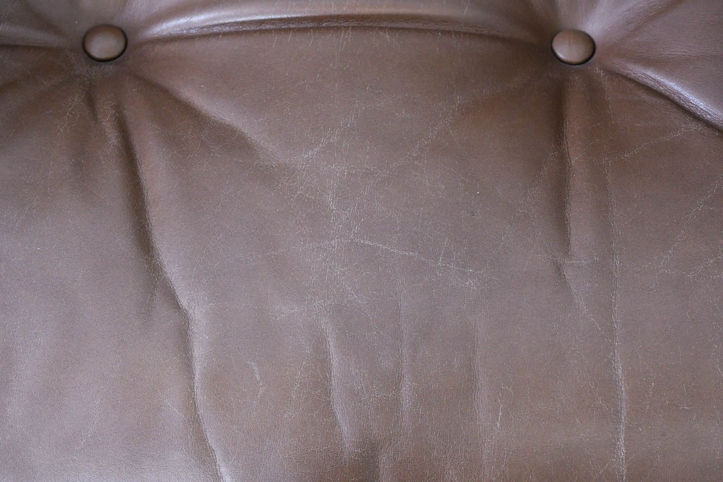 イタリアヴィンテージ　B&B イタリア(Italia)　coronado(コロナド)　レザー　希少なヴィンテージ品の1人掛けソファ2脚セット　定価(2脚合計)約150万円　(R-086234)