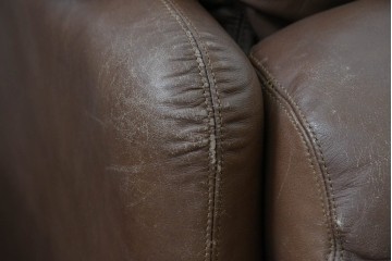 イタリアヴィンテージ　B&B イタリア(Italia)　coronado(コロナド)　レザー　希少なヴィンテージ品の1人掛けソファ2脚セット　定価(2脚合計)約150万円　(R-086234)