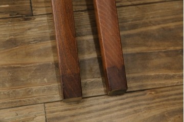 中古　秋田木工　NO.202　曲げ木の技が光る黒座面のスタッキングスツール　(R-086235)