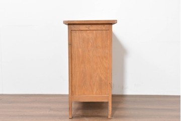 和製ヴィンテージ　栓材　素朴で落ち着いた風合いが魅力の袖机　(R-086237)