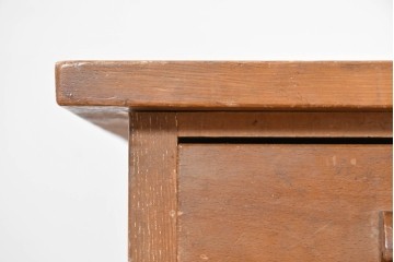 和製ヴィンテージ　栓材　素朴で落ち着いた風合いが魅力の袖机　(R-086237)