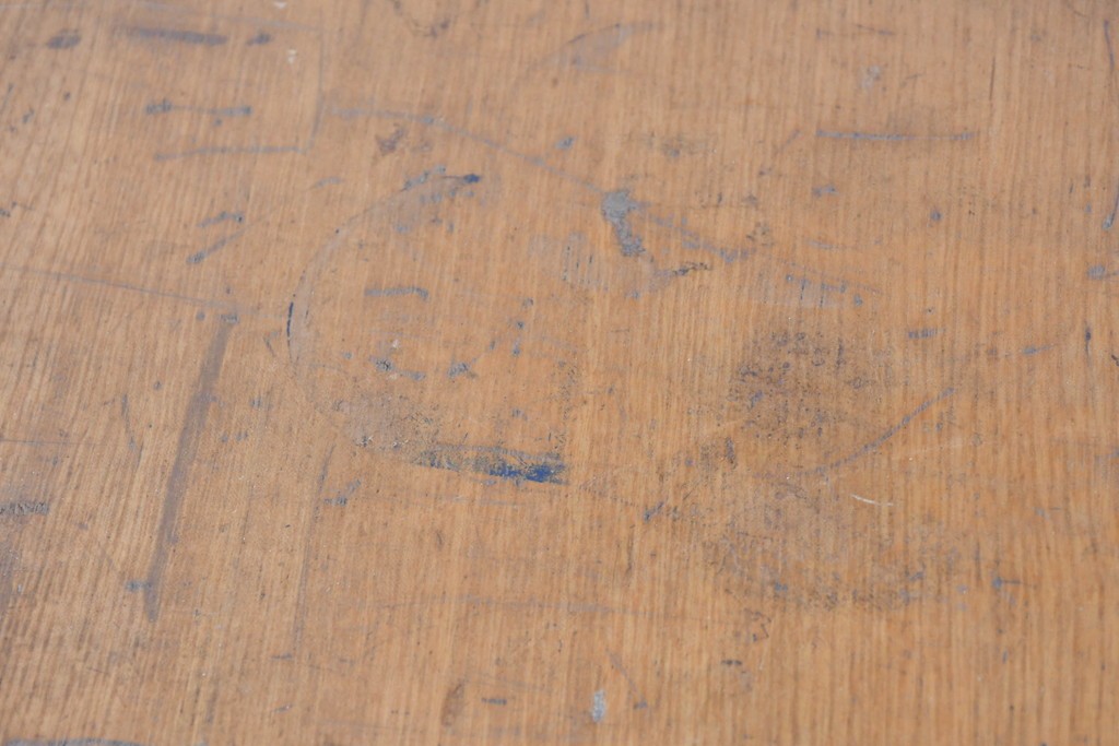 和製ヴィンテージ　栓材　素朴で落ち着いた風合いが魅力の袖机　(R-086237)