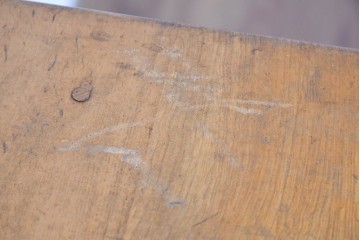 和製ヴィンテージ　栓材　素朴で落ち着いた風合いが魅力の袖机　(R-086237)