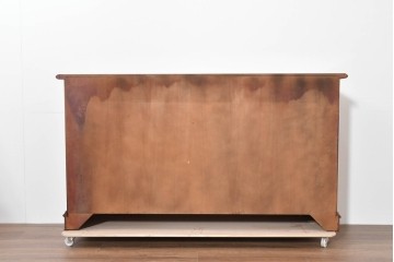 中古　美品　イタリア　マホガニー材　バール杢が美しいキャビネット　(R-086243)