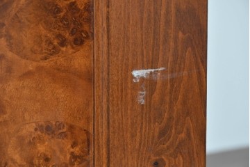 中古　美品　イタリア　マホガニー材　バール杢が美しいキャビネット　(R-086243)