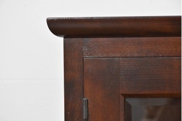 《台輪取り付け加工費込み》　中古　美品　松本民芸家具　見せる収納を楽しめるキャビネット　(R-086244)