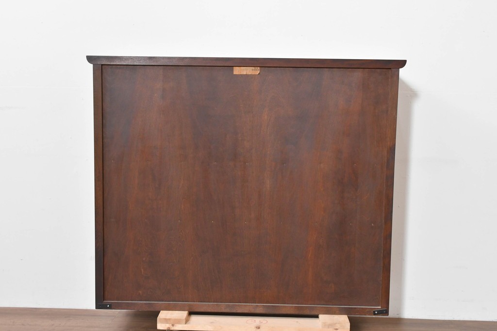 《台輪取り付け加工費込み》　中古　美品　松本民芸家具　見せる収納を楽しめるキャビネット　(R-086244)