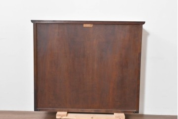 《台輪取り付け加工費込み》　中古　美品　松本民芸家具　見せる収納を楽しめるキャビネット　(R-086244)