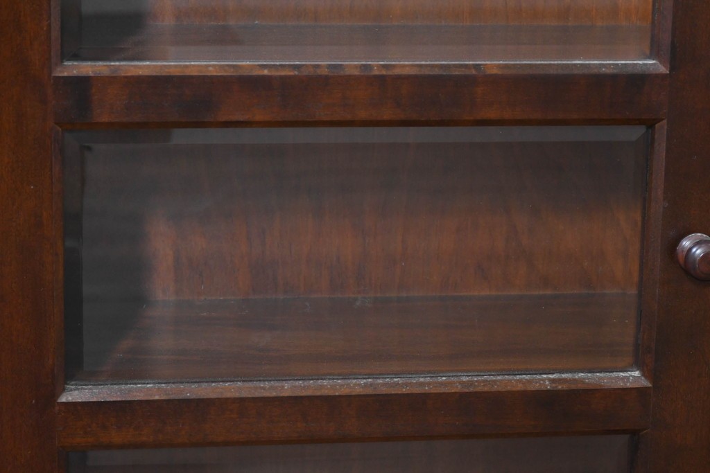 《台輪取り付け加工費込み》　中古　美品　松本民芸家具　見せる収納を楽しめるキャビネット　(R-086244)