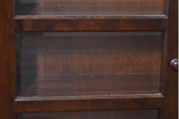 《台輪取り付け加工費込み》　中古　美品　松本民芸家具　見せる収納を楽しめるキャビネット　(R-086244)