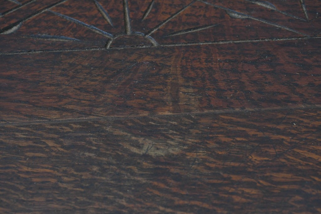 イギリスアンティーク　オーク材　ベンチ・収納・テーブルの多機能デザインが魅力のモンクスベンチ　(R-086245)