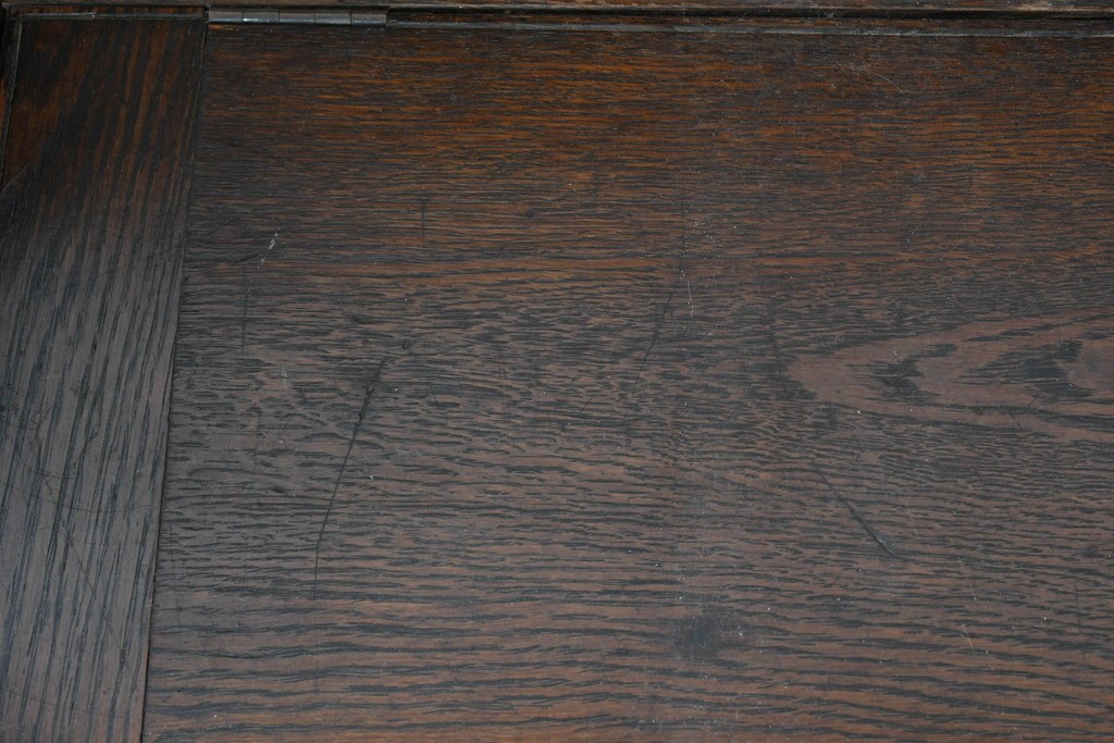 イギリスアンティーク　オーク材　ベンチ・収納・テーブルの多機能デザインが魅力のモンクスベンチ　(R-086245)