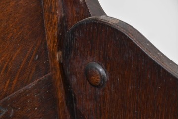 イギリスアンティーク　オーク材　ベンチ・収納・テーブルの多機能デザインが魅力のモンクスベンチ　(R-086245)