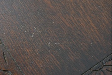 イギリスアンティーク　オーク材　ベンチ・収納・テーブルの多機能デザインが魅力のモンクスベンチ　(R-086245)