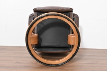 中古　美品　EKORNES(エコーネス)　本革　ストレスレス レノ クラシック(S)　包み込むような座り心地のリクライニングチェアとオットマンのセット　定価約45万円　(R-086249)