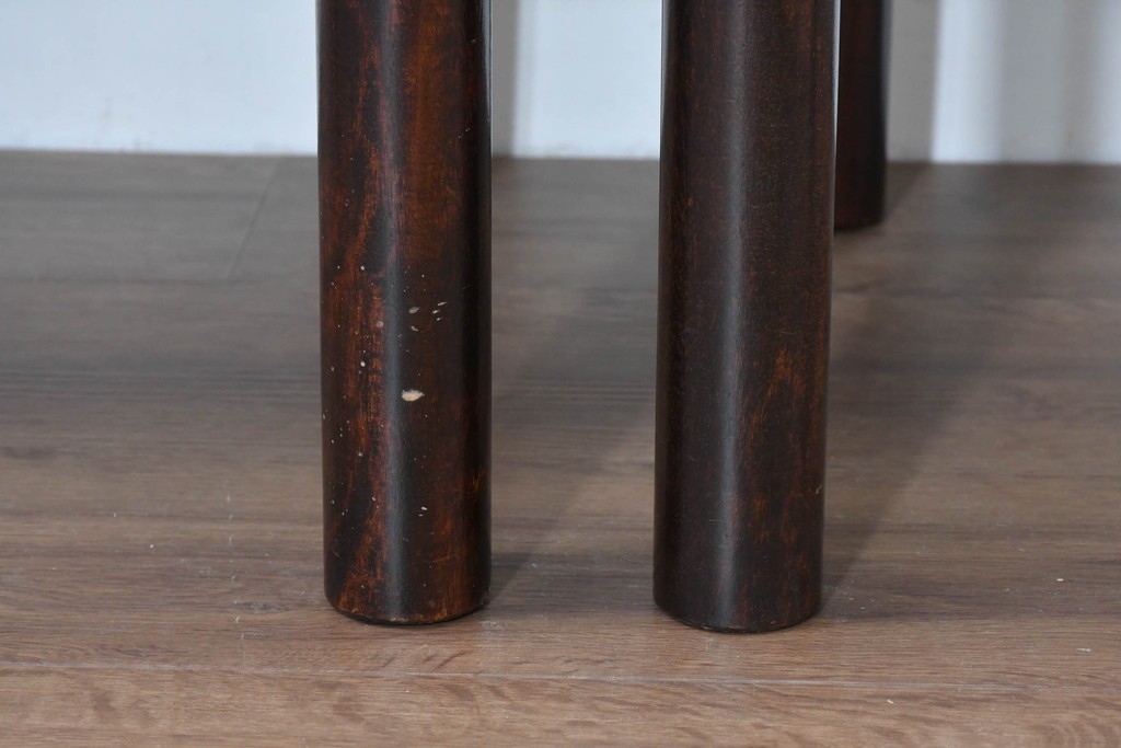 中古　希少モデル　松本民芸家具　ハイバックデザインのHB型ラッシアームチェア2脚セット　定価(2脚合計)約44万6千円　(R-086252)