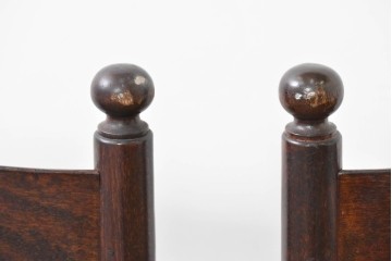 中古　希少モデル　松本民芸家具　ハイバックデザインのHB型ラッシアームチェア2脚セット　定価(2脚合計)約44万6千円　(R-086252)