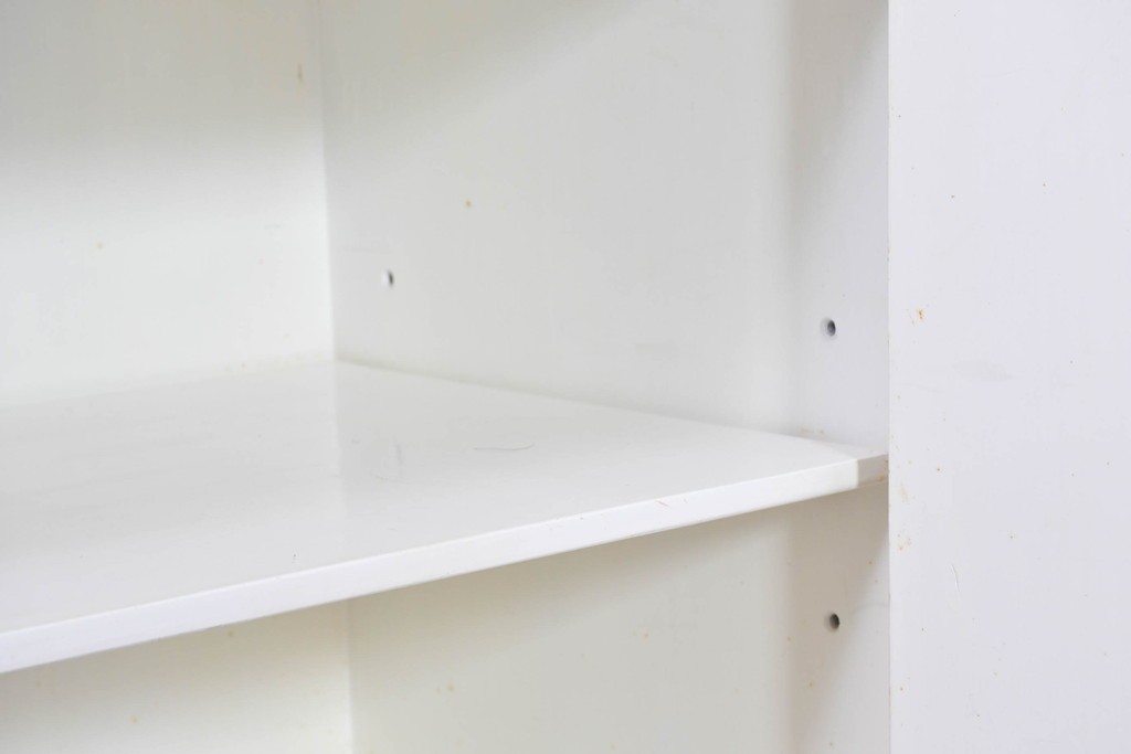 イタリアヴィンテージ　高級家具　ノバパルク(NOVAPLAK)　ロココ調の優美な装飾が魅力の照明付きミラーバックキャビネット　定価約180万円　(R-086253)