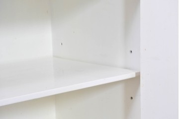 イタリアヴィンテージ　高級家具　ノバパルク(NOVAPLAK)　ロココ調の優美な装飾が魅力の照明付きミラーバックキャビネット　定価約180万円　(R-086253)