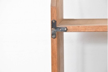 和製ヴィンテージ　昭和後期　レトロな大型オープンシェルフ　(R-086256)