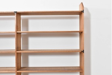 和製ヴィンテージ　昭和後期　レトロな大型オープンシェルフ　(R-086256)