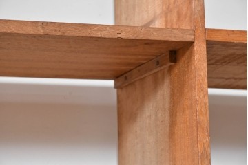 和製ヴィンテージ　昭和後期　レトロな大型オープンシェルフ　(R-086256)