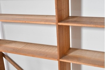 和製ヴィンテージ　昭和後期　レトロな大型オープンシェルフ　(R-086256)