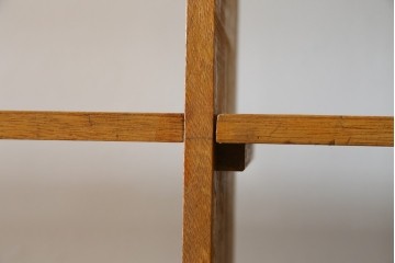 和製ヴィンテージ　昭和後期　レトロな大型オープンシェルフ　(R-086256)