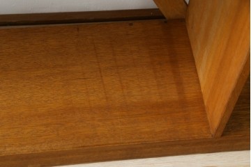 和製ヴィンテージ　昭和後期　レトロな大型オープンシェルフ　(R-086256)
