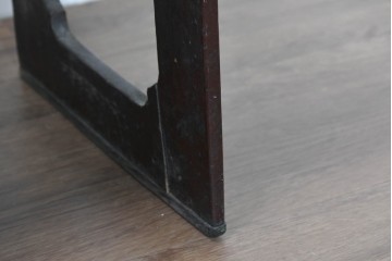 アジアンアンティーク　李朝小盤　入隅の意匠が味わい深い海州盤　(R-086258)