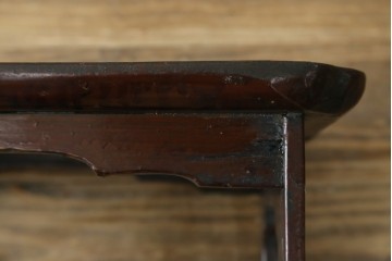 アジアンアンティーク　李朝小盤　入隅の意匠が味わい深い海州盤　(R-086258)