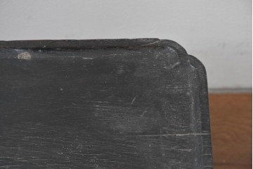 アジアンアンティーク　李朝小盤　入隅の意匠が味わい深い海州盤　(R-086259)