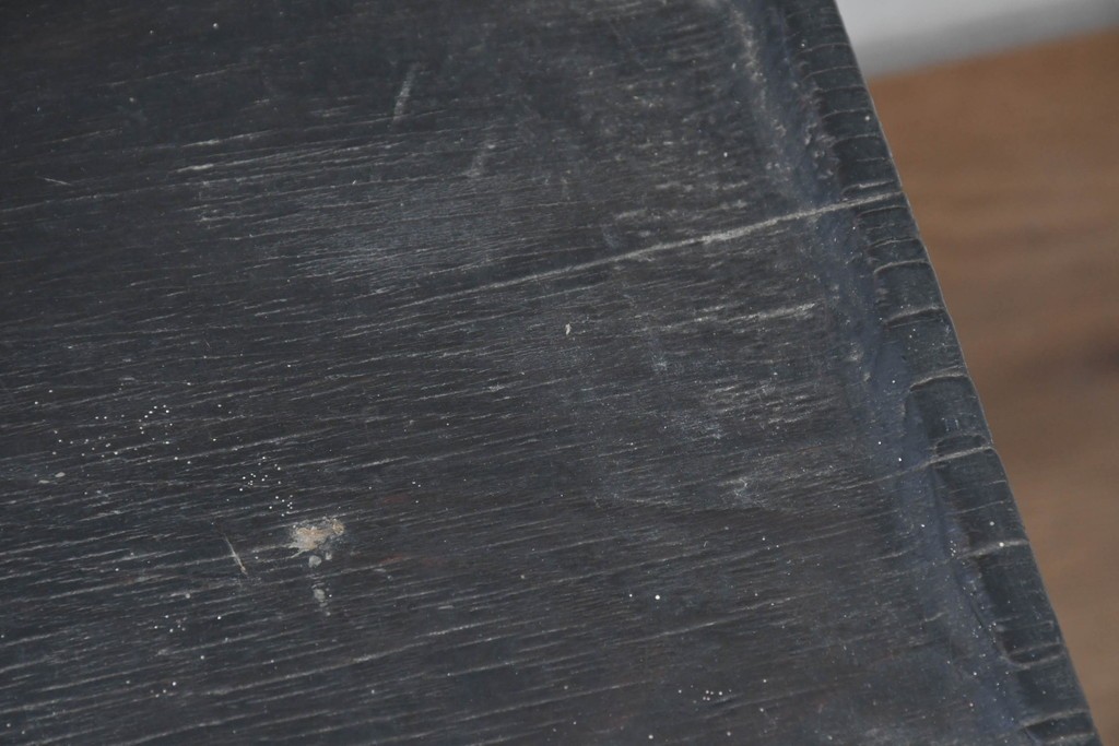 アジアンアンティーク　李朝小盤　入隅の意匠が味わい深い海州盤　(R-086259)