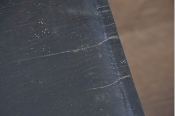 アジアンアンティーク　李朝小盤　入隅の意匠が味わい深い海州盤　(R-086259)