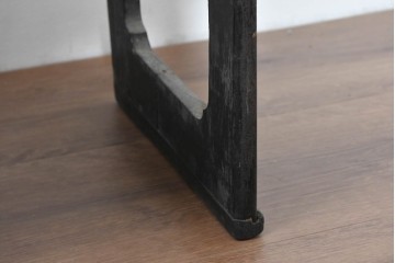 アジアンアンティーク　李朝小盤　入隅の意匠が味わい深い海州盤　(R-086259)