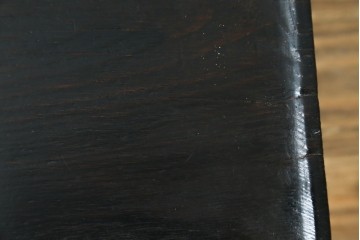 アジアンアンティーク　李朝小盤　入隅の意匠が味わい深い海州盤　(R-086259)